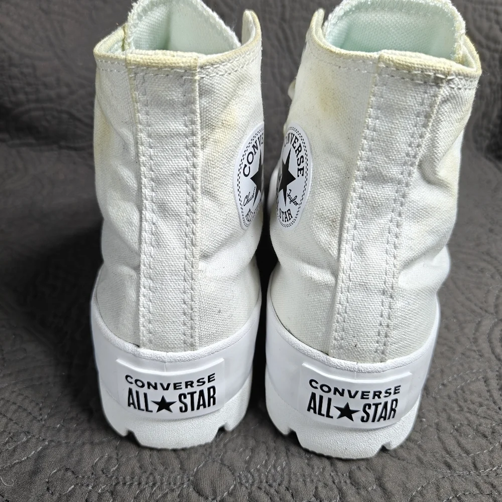 Converse Chuck Taylor All Star High Lugged White Platform Women's Size 5
